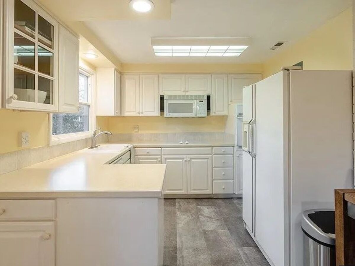 Second kitchen remodel — original layout before renovation
